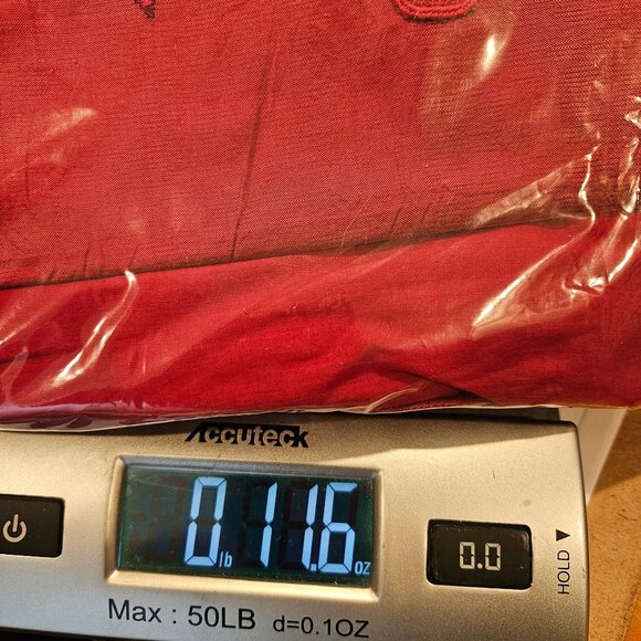 Chico's Womens m Silk Embroidered Red Jacket Coat Career Part Open Business - Picture 14 of 14